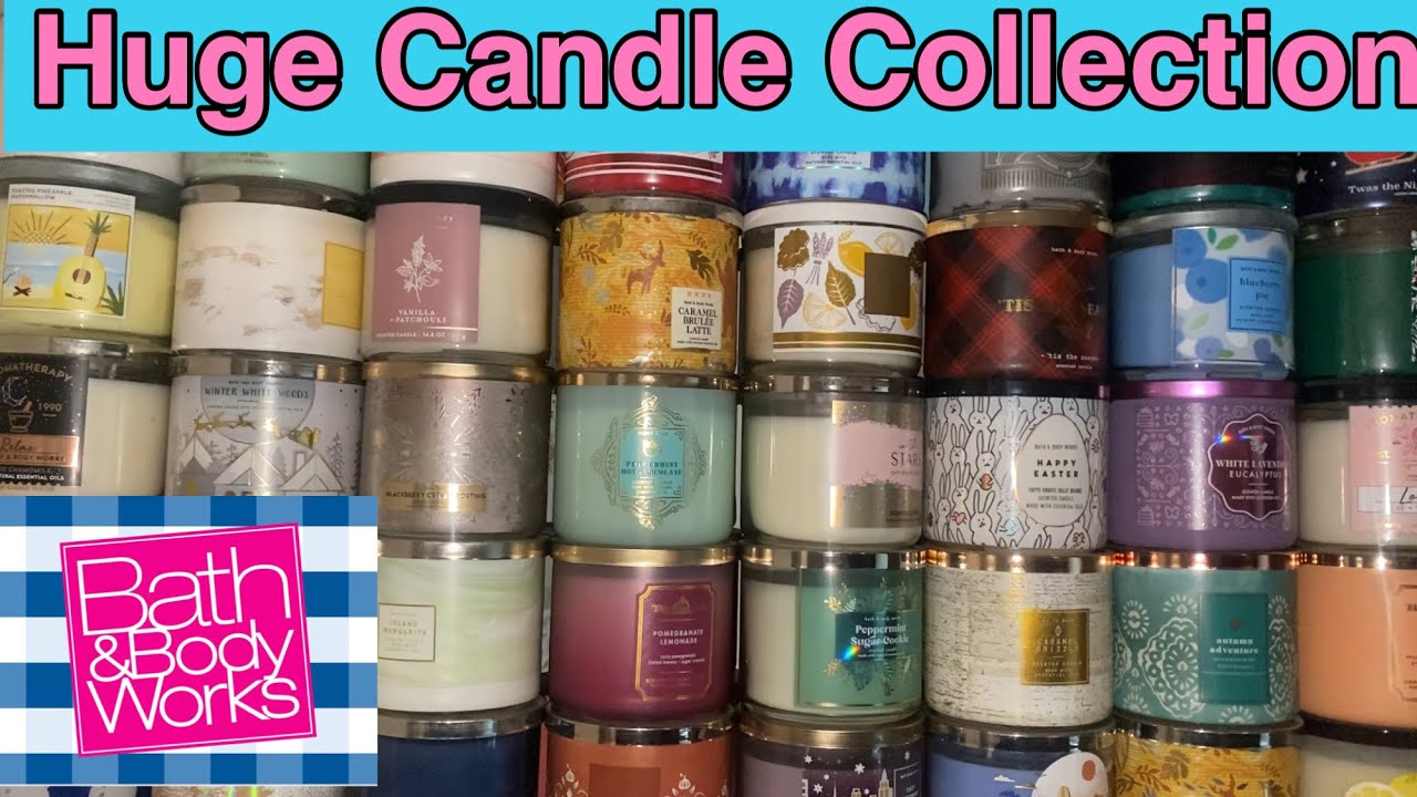 BATH & BODY WORKS 3 WICK CANDLE COLLECTION