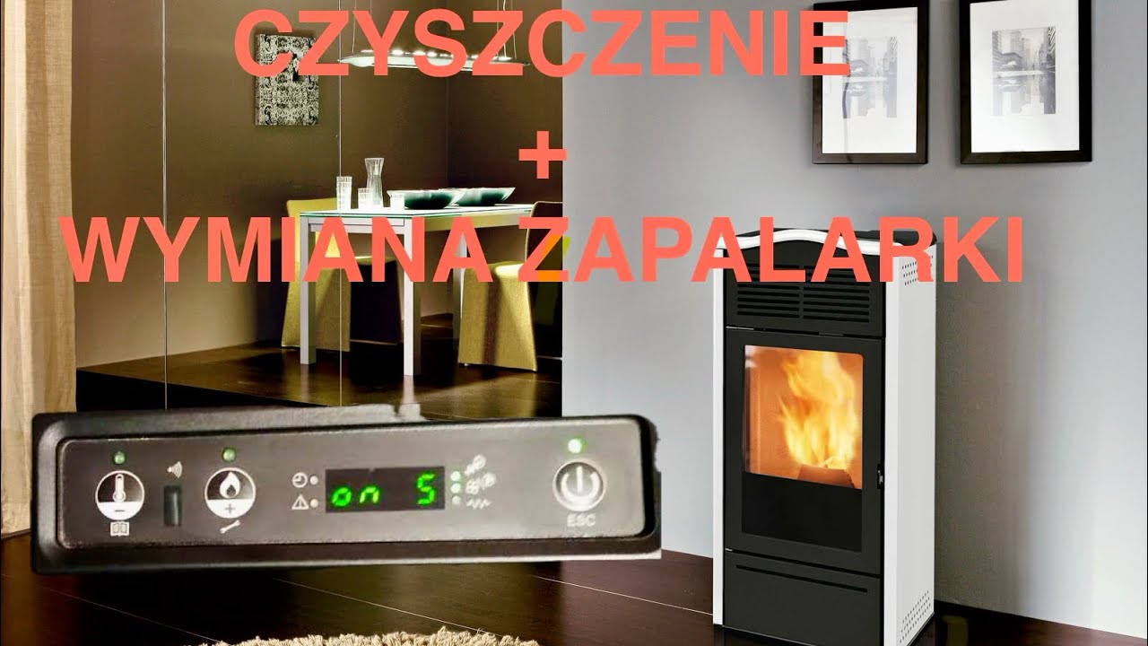 Serwis pieca na pellet + wymiana zapalarki Italiana Camini Piro Yulia Piro Plus Edilkamin #pellet 