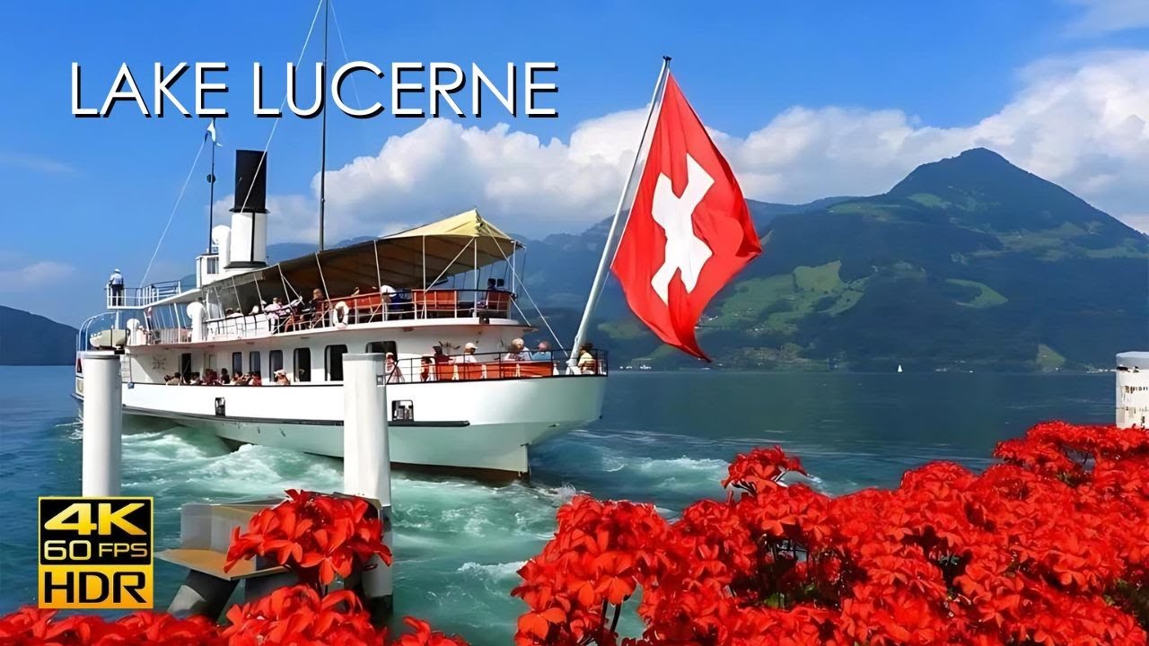 Boat trip at Lake Lucerne Switzerland