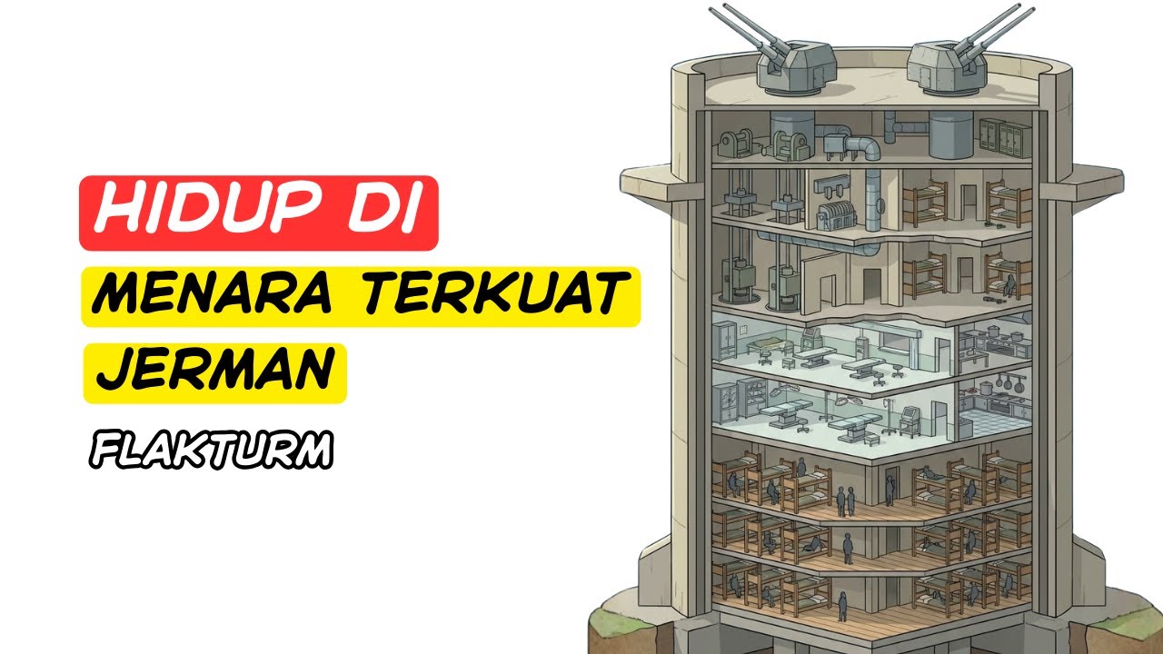 Seperti Apa Rasanya Hidup di dalam Flakturm (Flak Tower) Jerman Selama Perang Dunia 2?