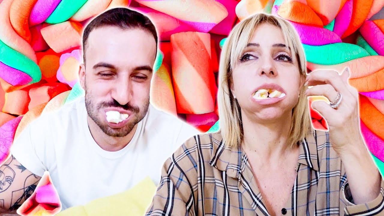 PROVIAMO la CHUBBY BUNNY CHALLENGE! 🐰| Veronica Peparini & Andreas Müller