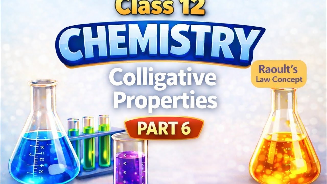 Colligative Properties| Class 12 | Part 6 solution 