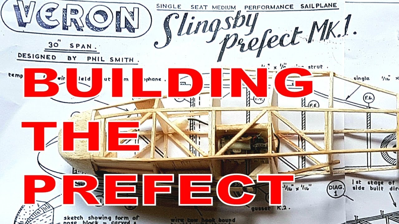 Veron Slingsby Prefect Mk. 1 Tow-Line Project ... Building the Structure