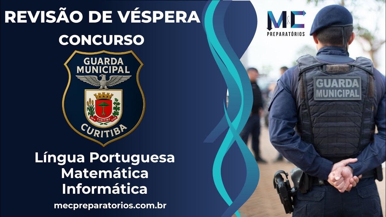 Concurso GM Curitiba | Revisão Véspera de Prova | Manhã