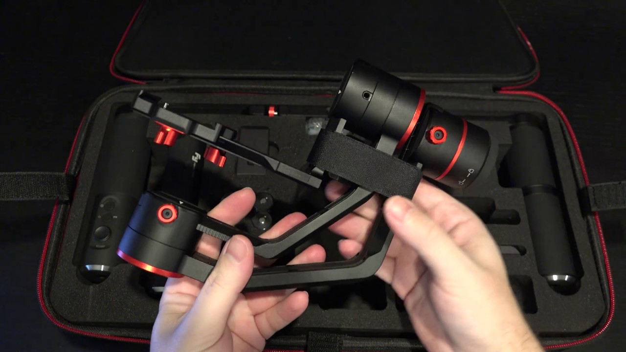 Feiyu a2000 Gimbal Dual Grip Handle Kit Unboxing