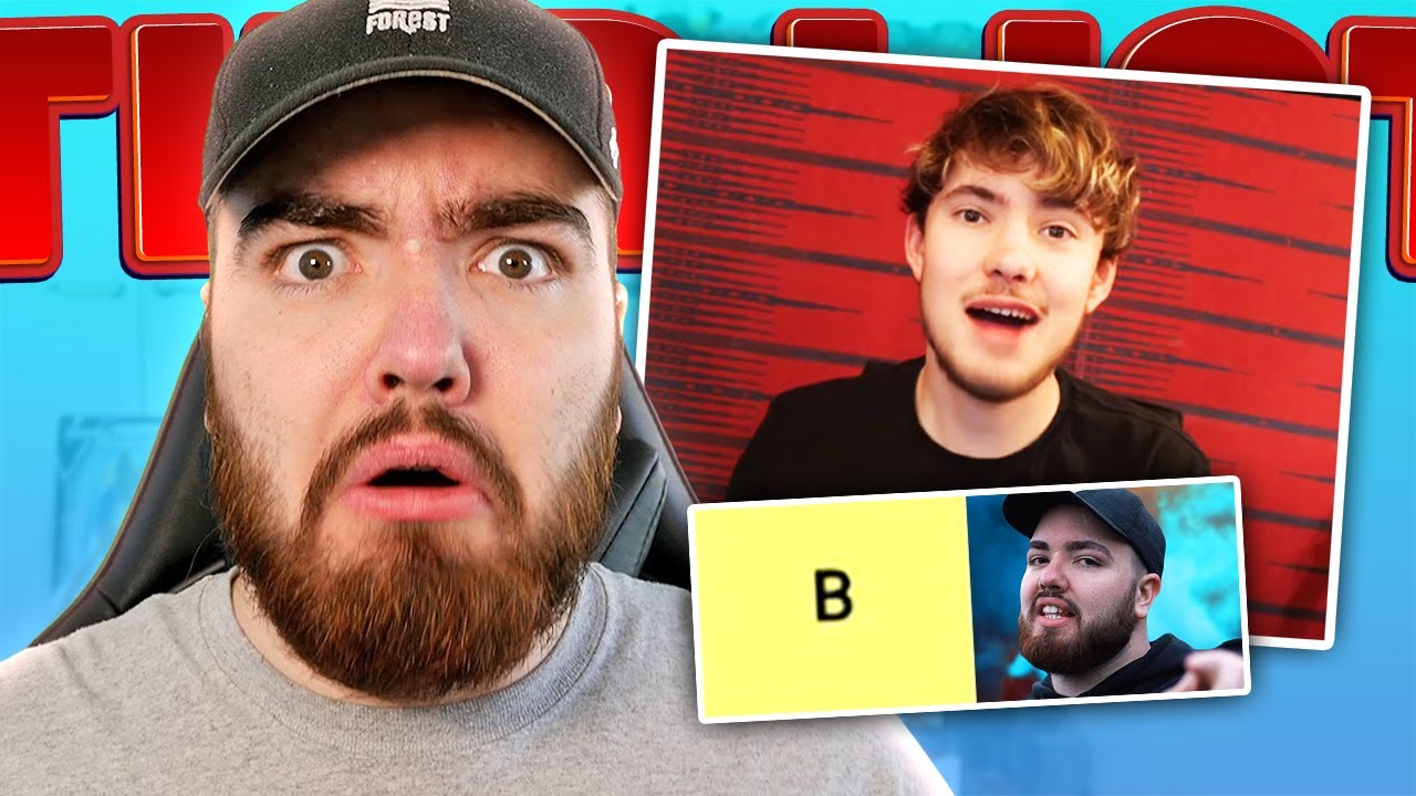Responding to Quadeca's YouTube Rapper Tierlist