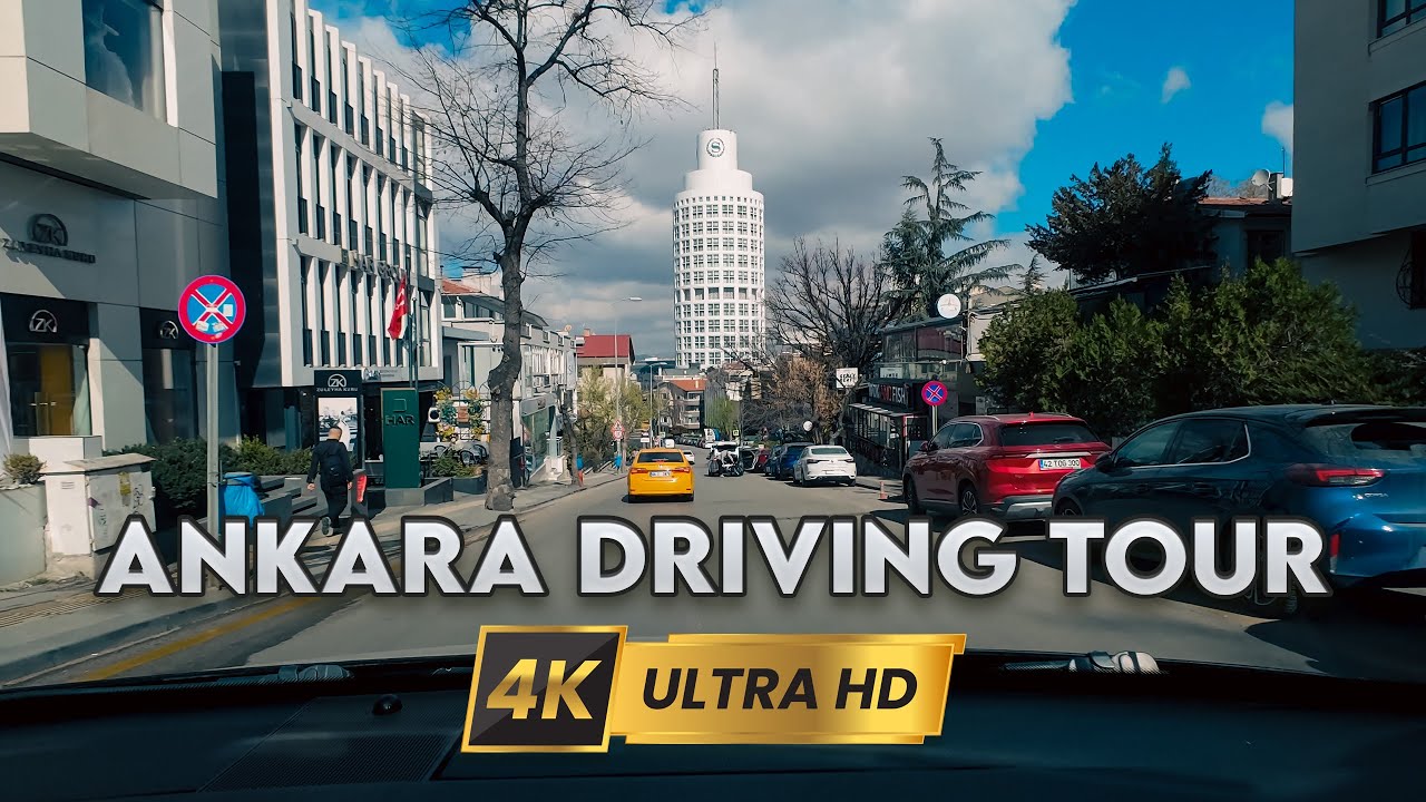 Ankara Sürüş Turu: Çankaya'dan Sıhhiye'ye | 4K 50FPS | City Drive