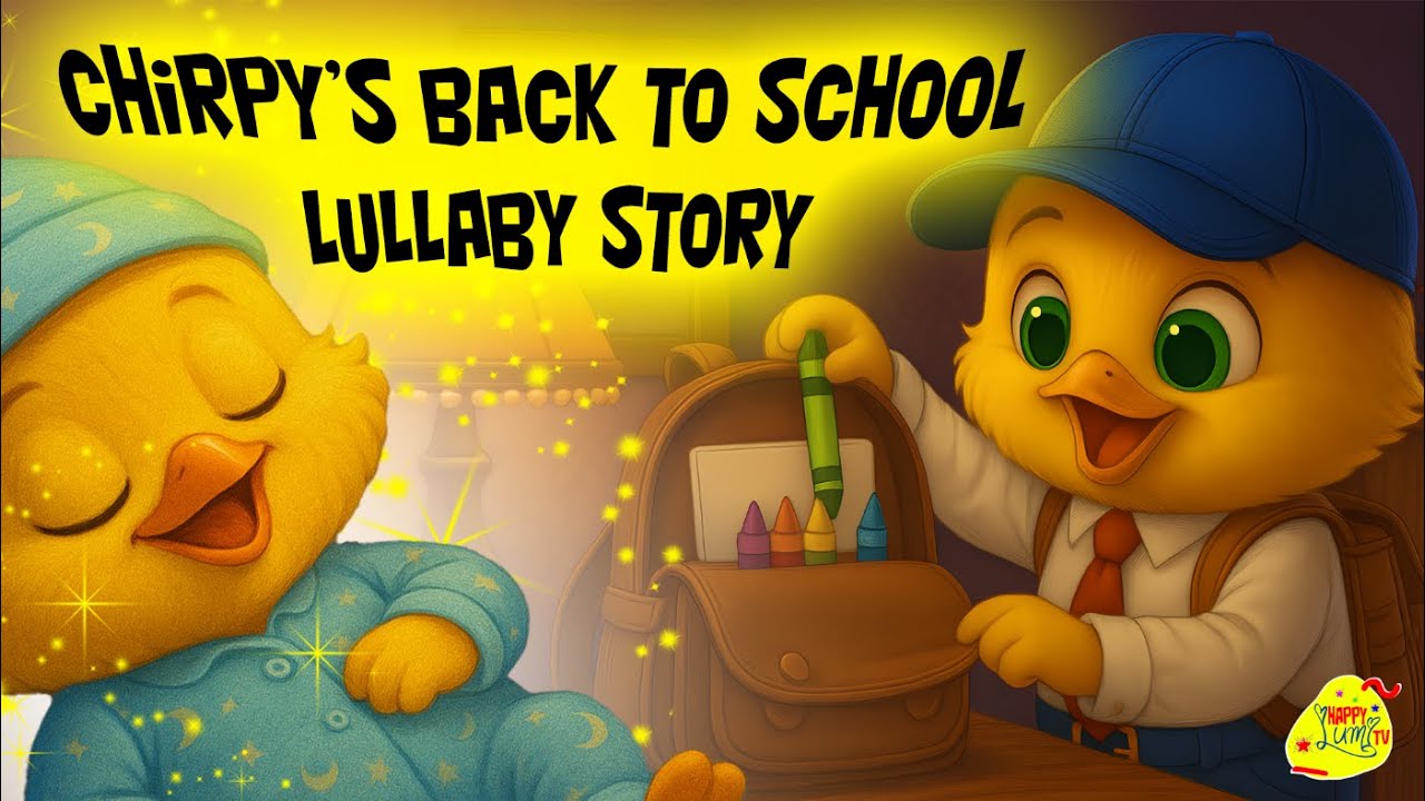 Chirpy&rsquo;s Back to School Lullaby Story 🌙 | Bedtime Stories & Lullabies for Kids | Happy Lumi TV