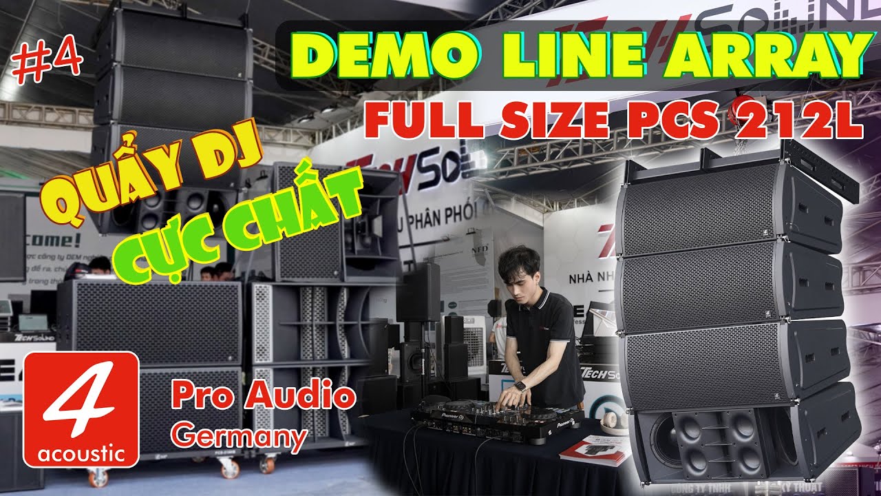 Loa Line Array 4Acoustic PCS-212L | Tại Plase Show Hà Nội 2024