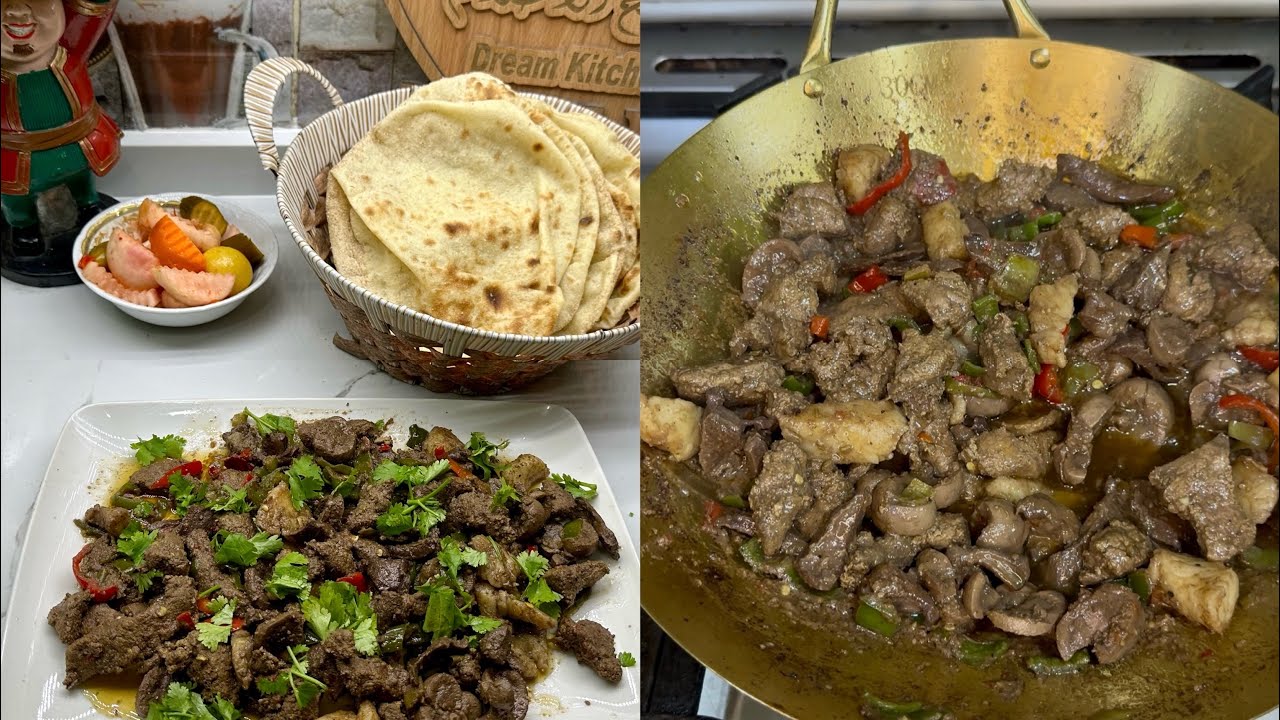 طريقة عمل طاسه الكبده بالقلب والكلاوي بخلطه رهيبه 
