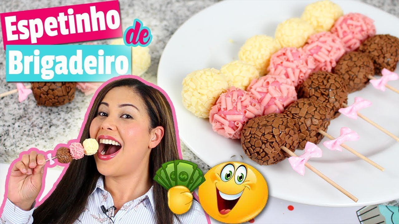 ESPETINHO DE BRIGADEIRO NAPOLITANO PARA VENDER | CAKEPEDIA
