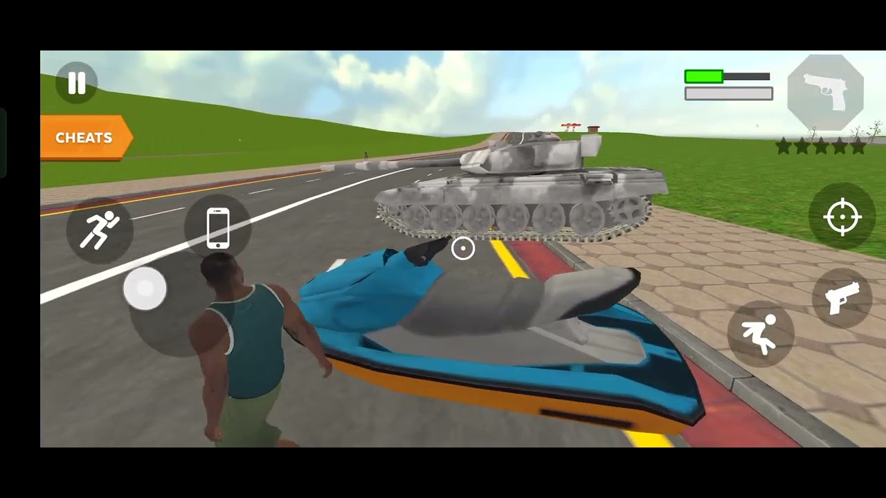 Khatarnak GTA V wala game play video Khatarnak gadi wala game play