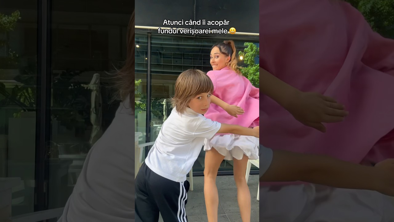 Atunci c&acirc;nd &icirc;i acopăr fundul verișoarei mele 🫢😀😏 #viral #dance #andragogan #foryou #shorte #fun