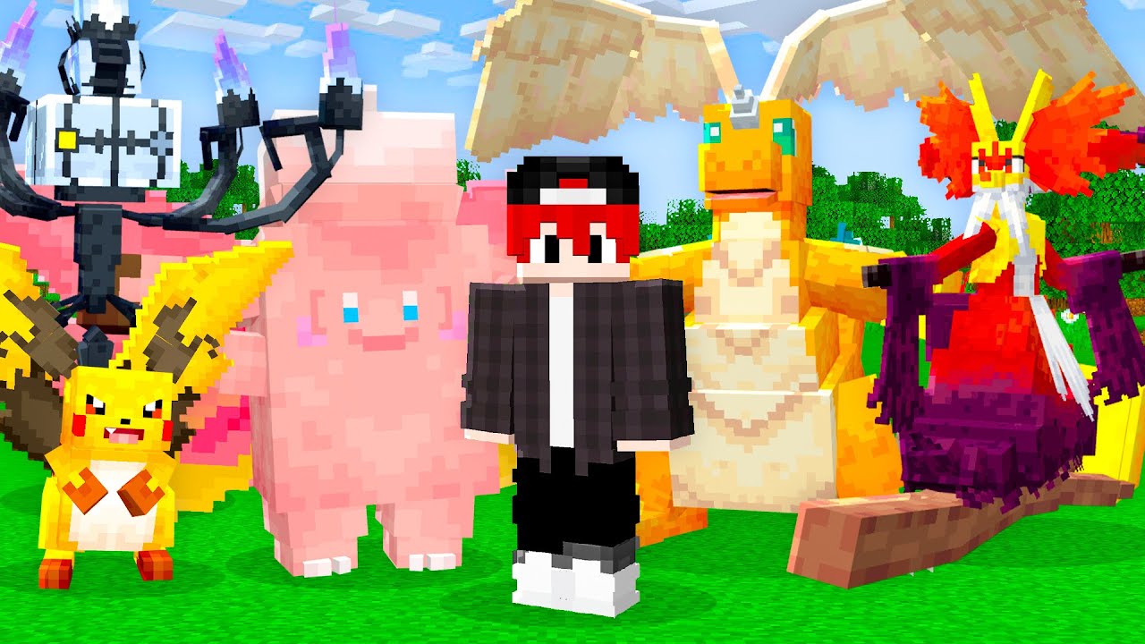Capturei TODOS NOVOS MEGA POKÉMON no MINECRAFT COBBLEMON Z-A