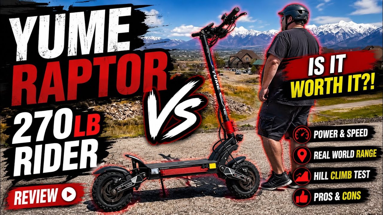 YUME Raptor vs 270 pound rider
