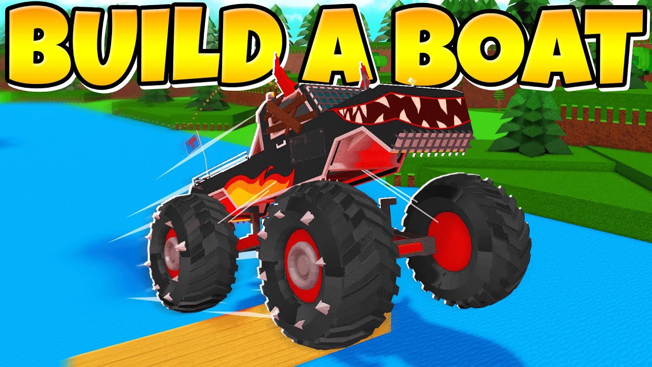 INSANE MICRO BLOCK MONSTER TRUCK In Build a Boat!