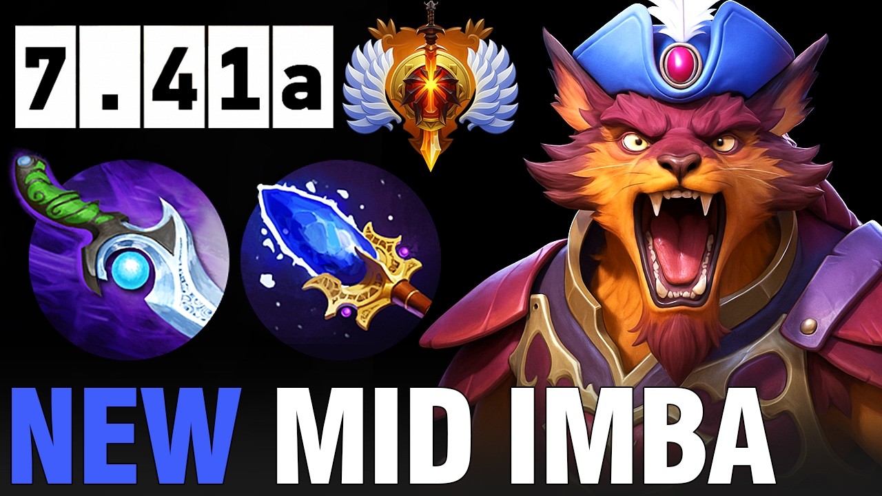 New Imba Pangolier Mid Highlights in Patch 7.41a Dota 2 - Immortal Gameplay Moments