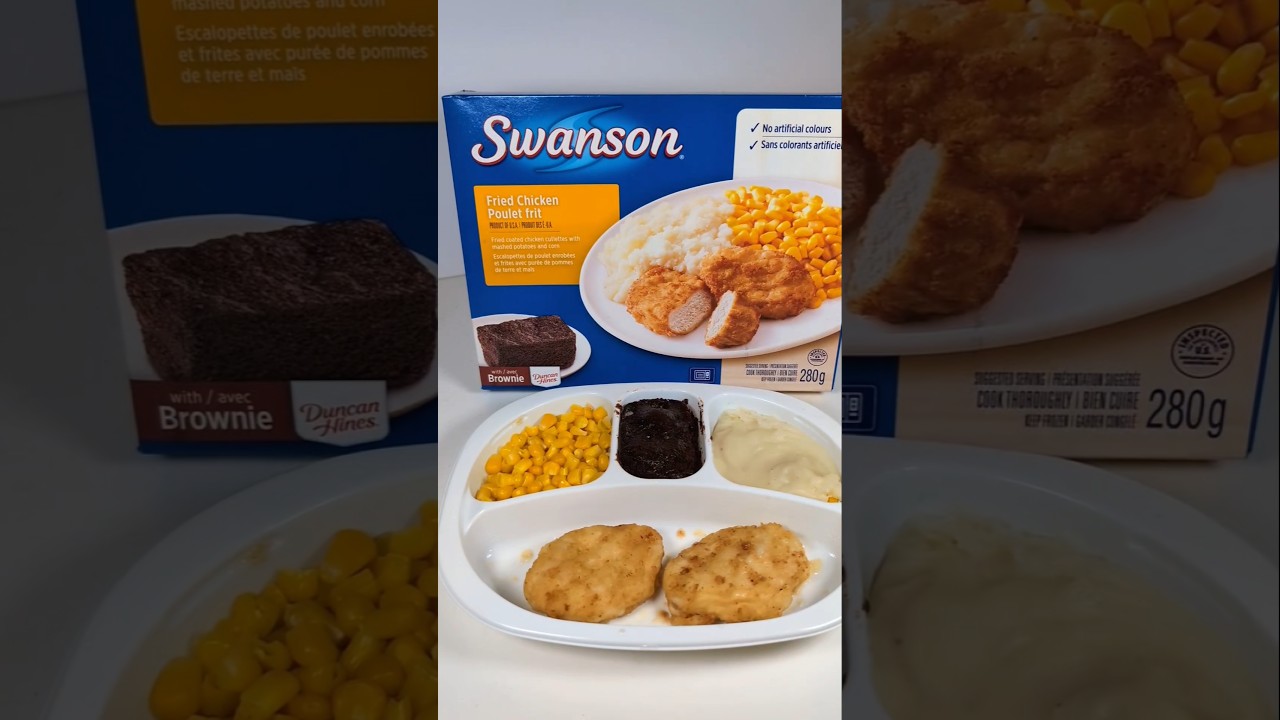 Swanson Fried Chicken TV Dinner REVIEW 