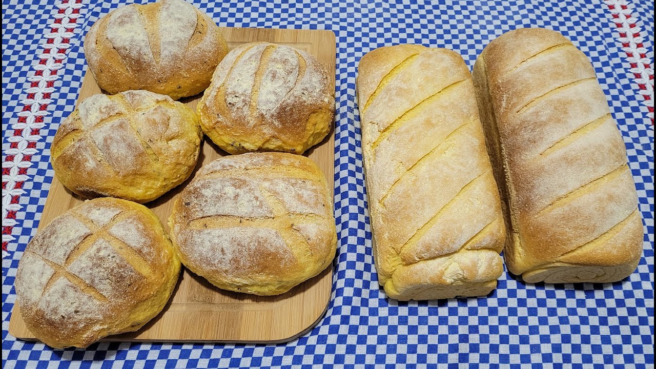 Aprenda a fazer pão de fubá e broa doce com fermentação natural simples e fácil.