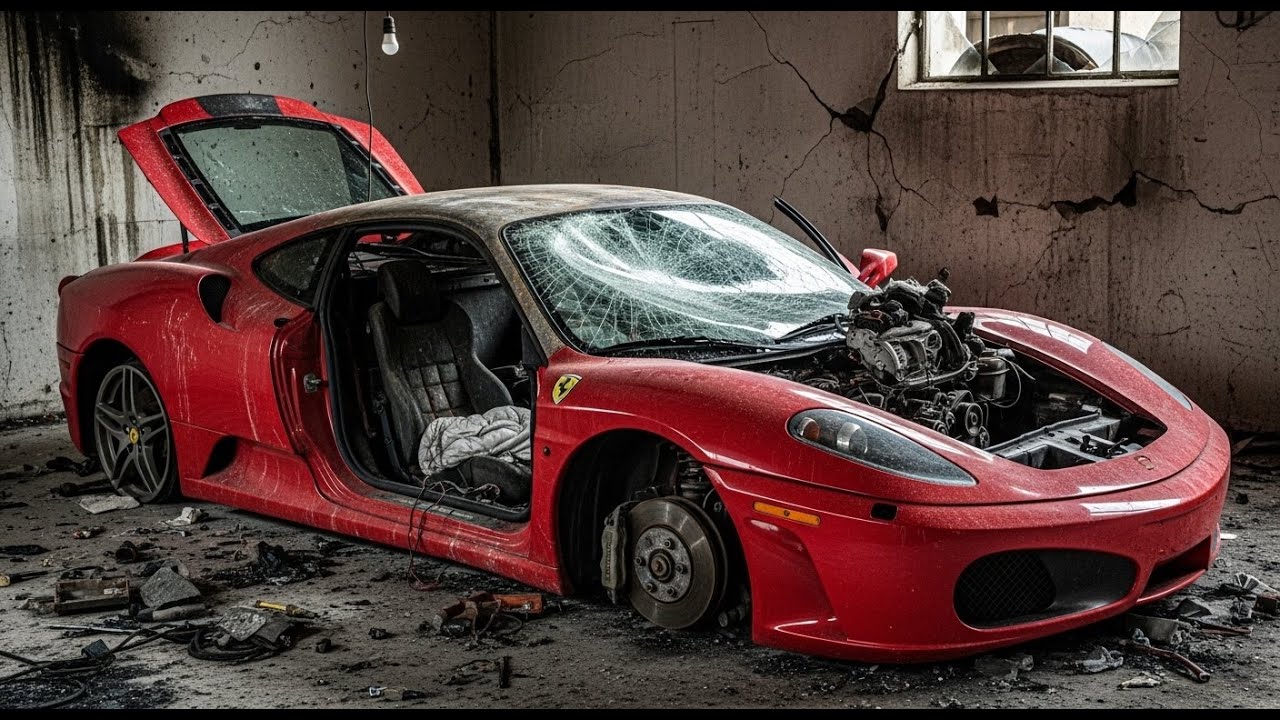 RESTORE & REVIVE: Ferrari F430 Red Supercar Full Restoration