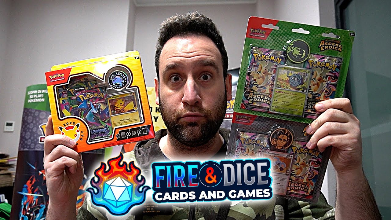 Spacchettiamo ASCESA EROICA e altro! Prima collab con Fire & Dice - Pokémon TCG ITA