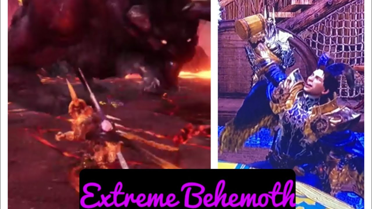 MHW: Behemoth (Extreme) win w/ randoms