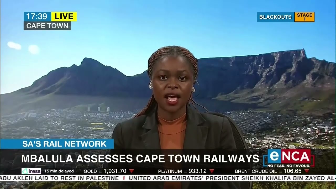 Mbalula assesses Cape Town railways