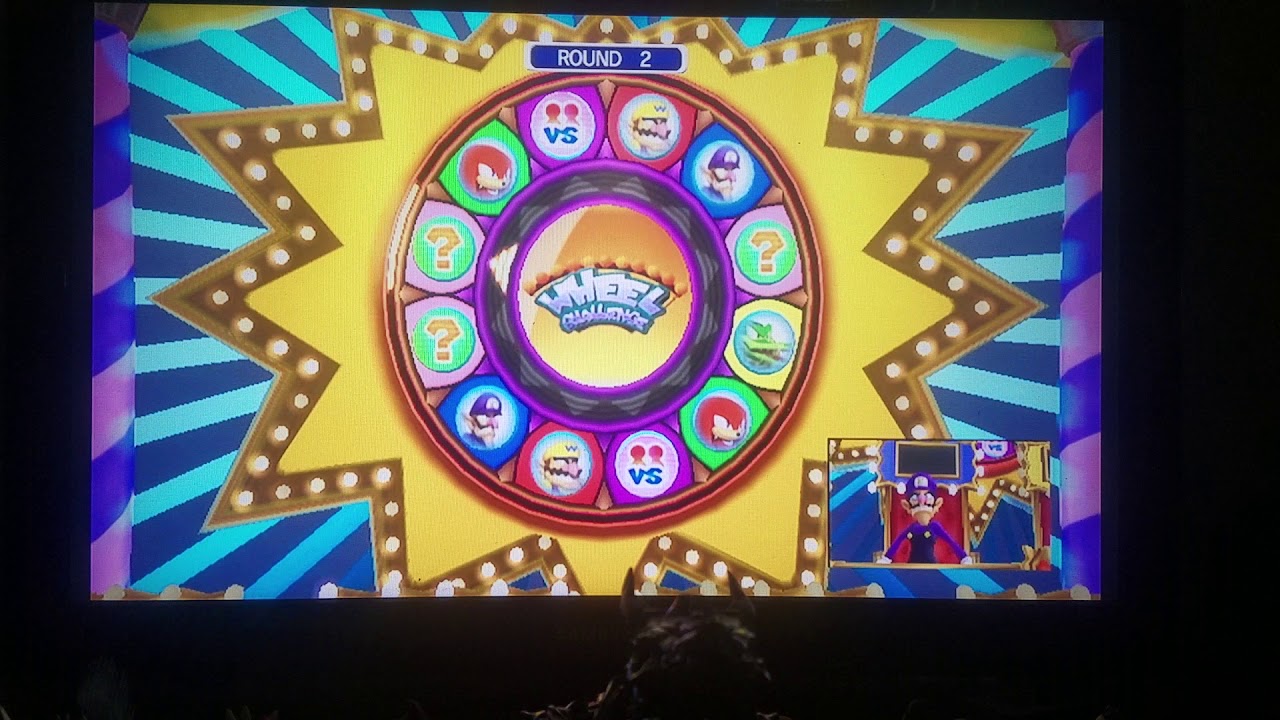 Mario & Sonic at the Olympic Winter Games Wheel Challenge