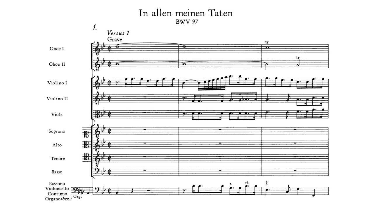 J.S Bach - Cantata: In allen meinen Taten, BWV 97