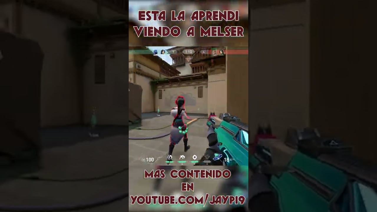 Esta la aprendí viendo a Melser 