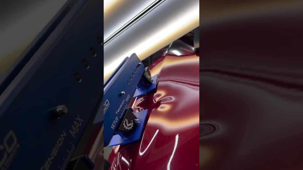 KECO Lateral Tension Beam in action! #autobody #autodetailing