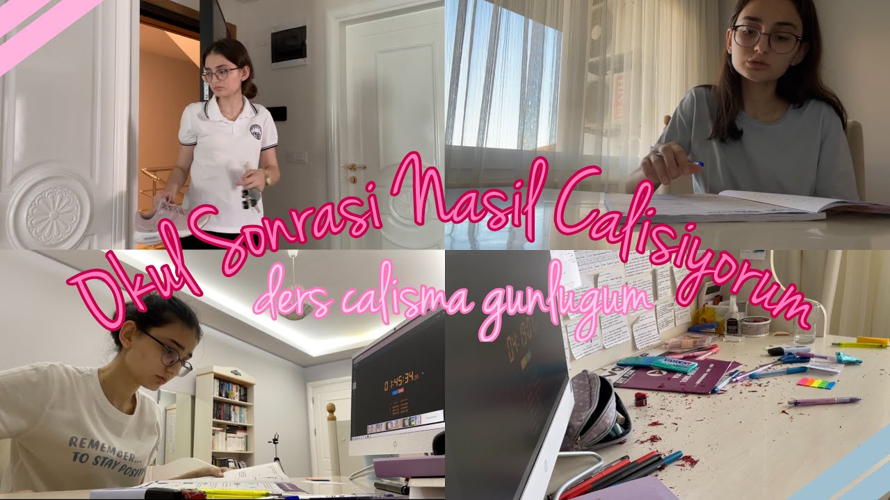 #yks2022 | Okul Sonrası Nasıl &Ccedil;alışıyorum | Akşam Rutinim | 12. Sınıf Ders &Ccedil;alışma G&uuml;nl&uuml;ğ&uuml;m 🧚🏼&zwj;♀️