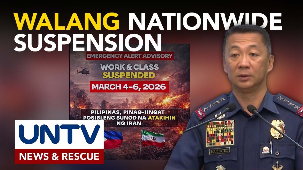 Pagkalat ng nationwide work at class suspensyon dahil sa umano’y security threat, inaalam na ng PNP