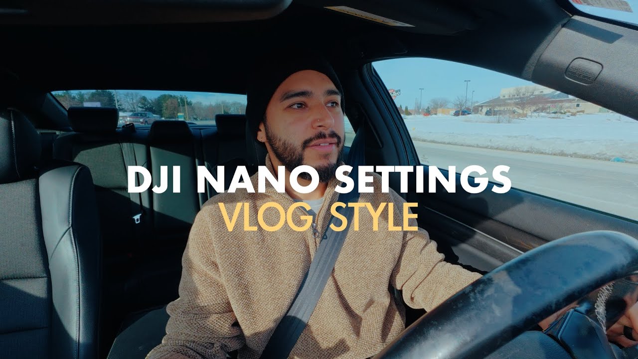 Мои настройки DJI Nano — в стиле видеоблога