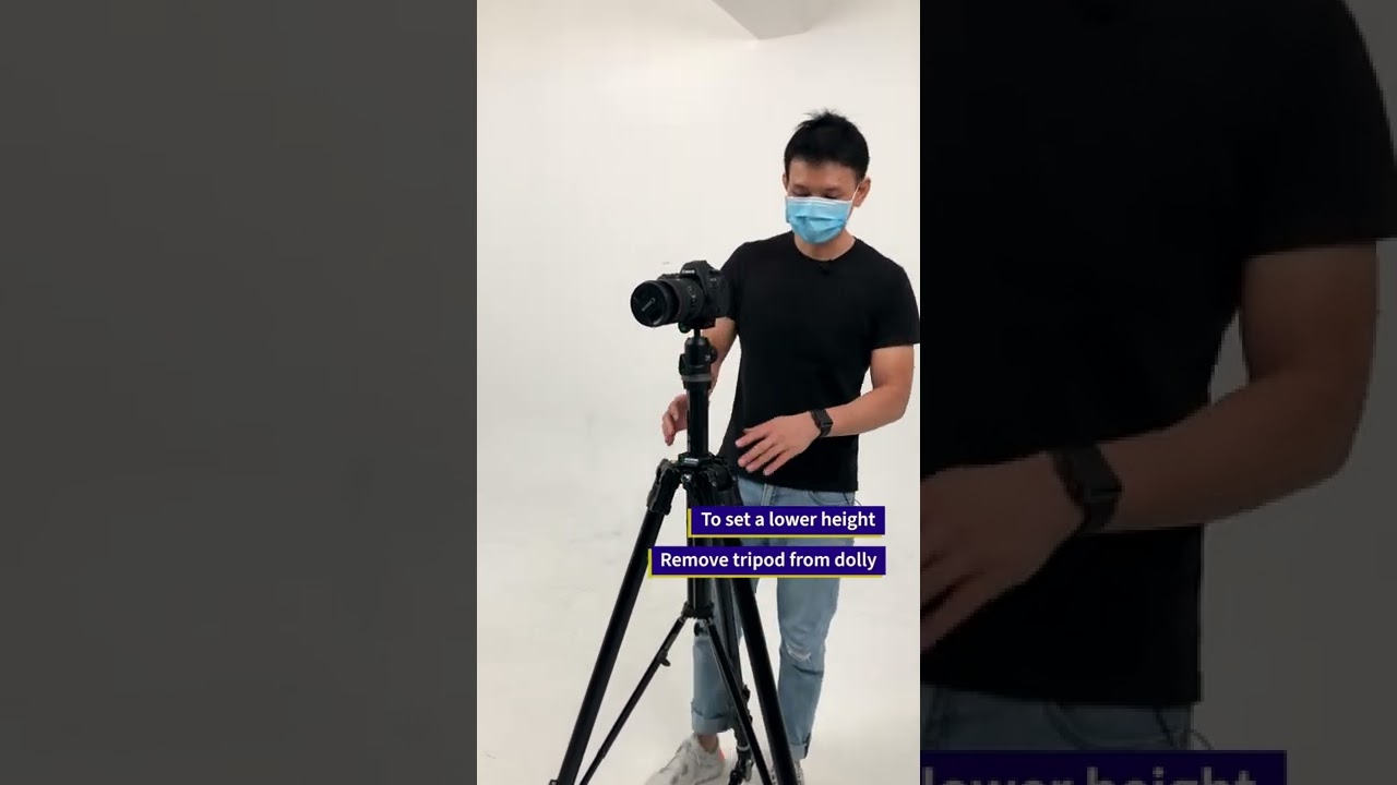STUDIO TRIPOD - HEIGHT ADJUSTMENT