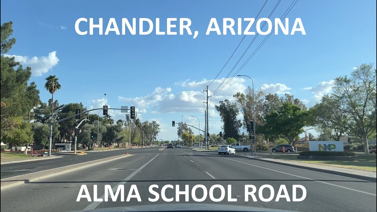 Driving around Chandler, Arizona