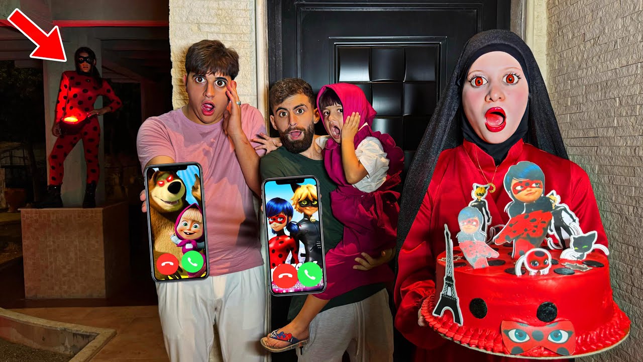 طلبنا كيكة دعسوقة والقط الأسود بؤقت متاخر من الليل وماشا حاولت مساعدتنا…!!مخيف