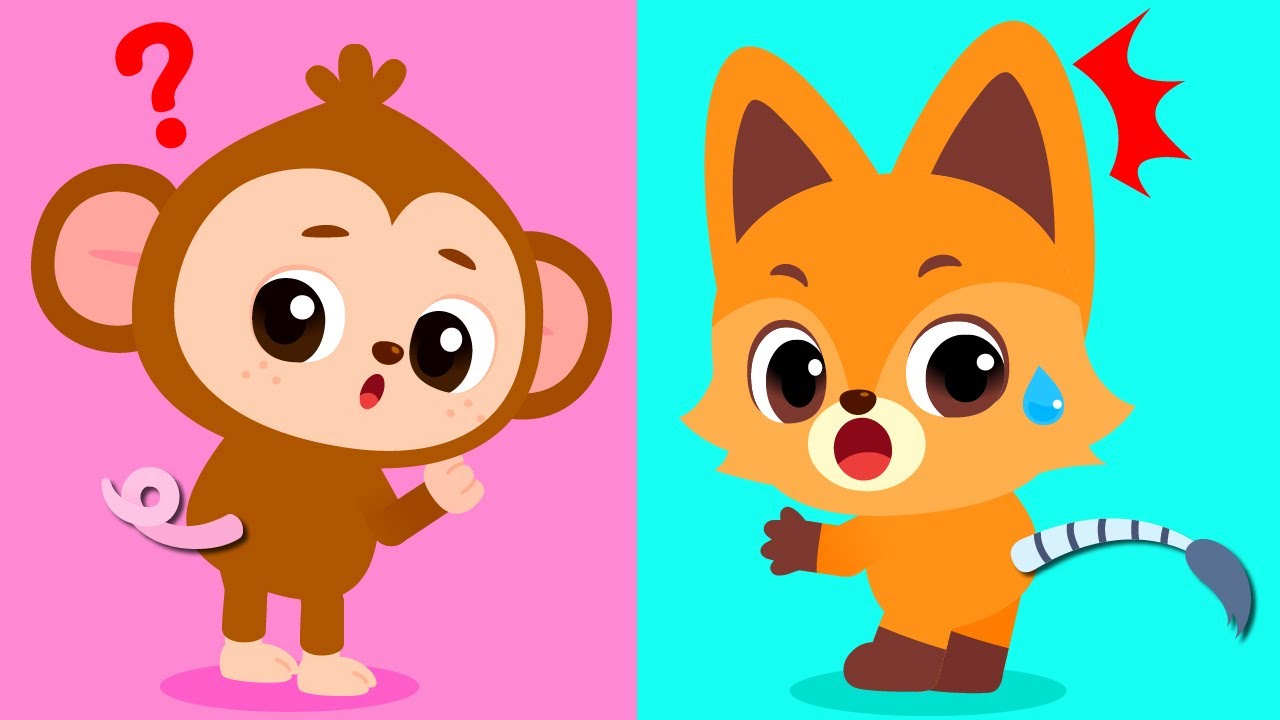 Where Did My Tail Go ❓❓| Kids Songs & Nursery Rhymes | Kids Funny Song | Lotty Friends