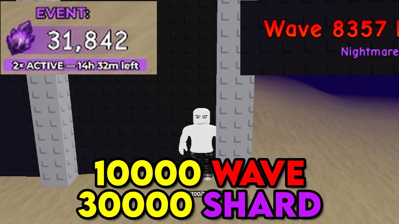 Surviving 10000 Waves With New GLITCH In Survive Zombie Arena | Roblox