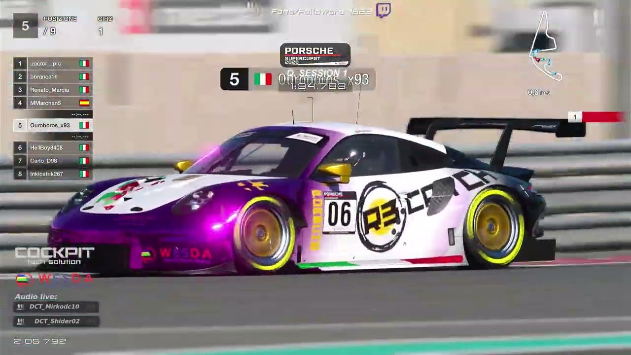 GT7 Porsche SupercupGt 26 - Road to All Stars - Q Session OFFICIAL BROADCASTING DCLAB