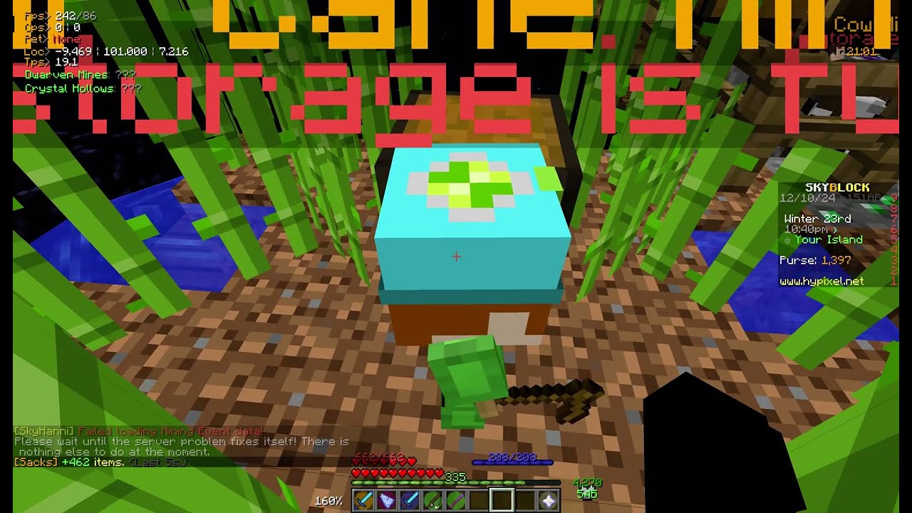 Hypixel Skyblock 177: Farming Collections, Minion Upgrades