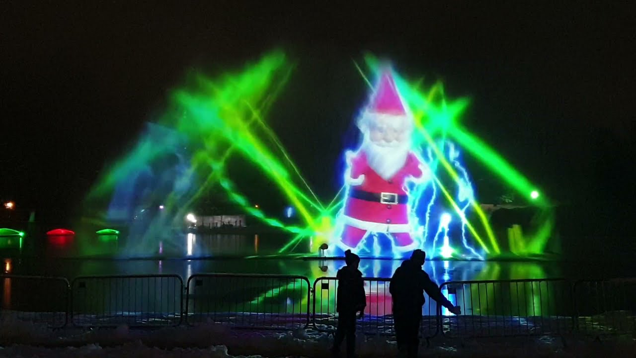Lightopia Finale Alton Towers 2021 Seasonal Wonderland Christmas Lake Show