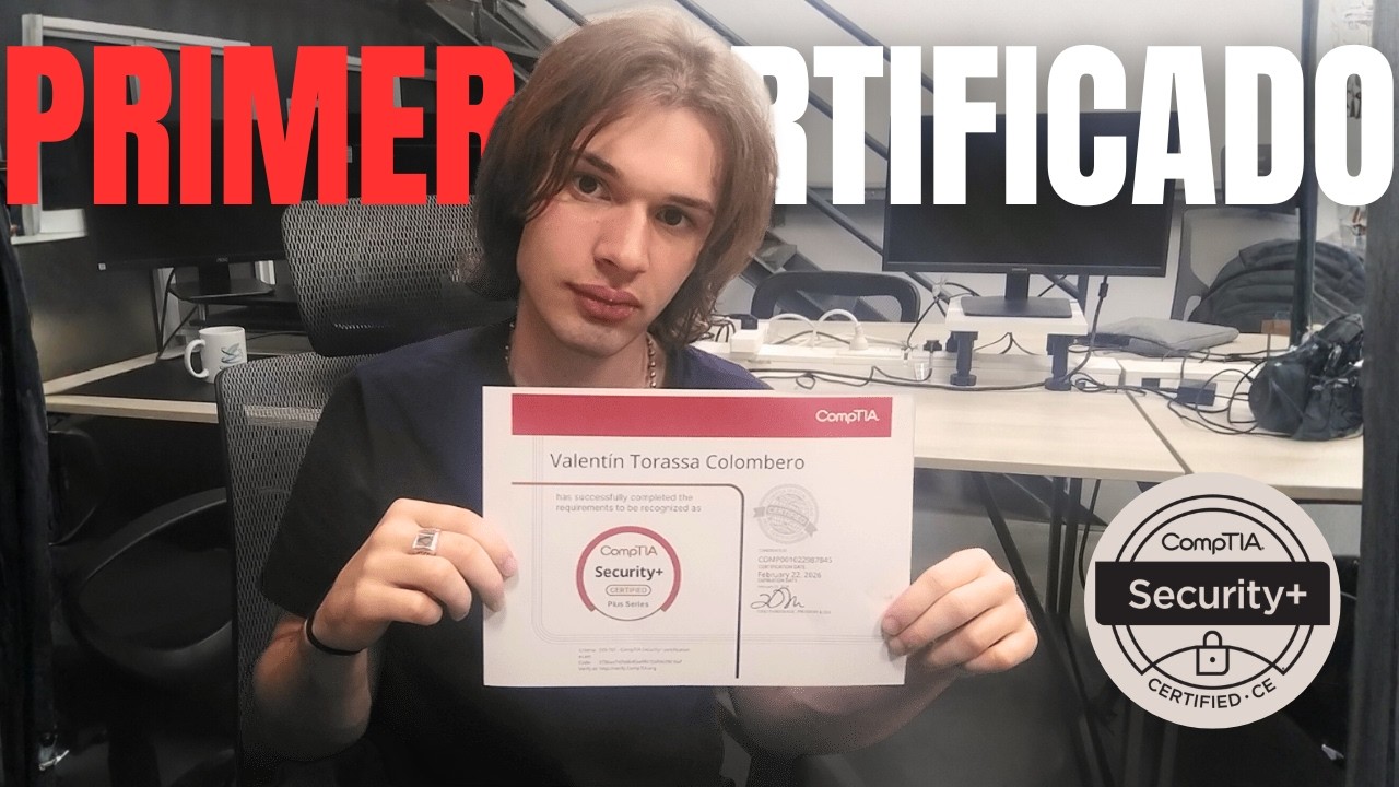 Aprobé el Security+ (mi PRIMER CERTIFICADO en ciberseguridad) y terminé llorando