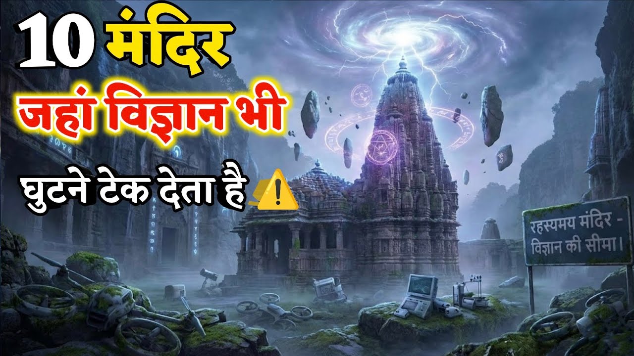 इन 10 मंदिरों के आगे विज्ञान भी घुटने टेक देता है। 10 रहस्य  जिनका जवाब आज भी विज्ञान के पास नहीं