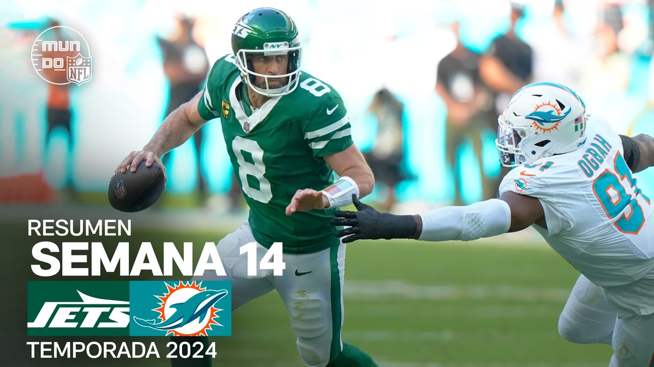 New York Jets vs. Miami Dolphins | Resumen NFL en español - Semana 14 | NFL Highlights 2024