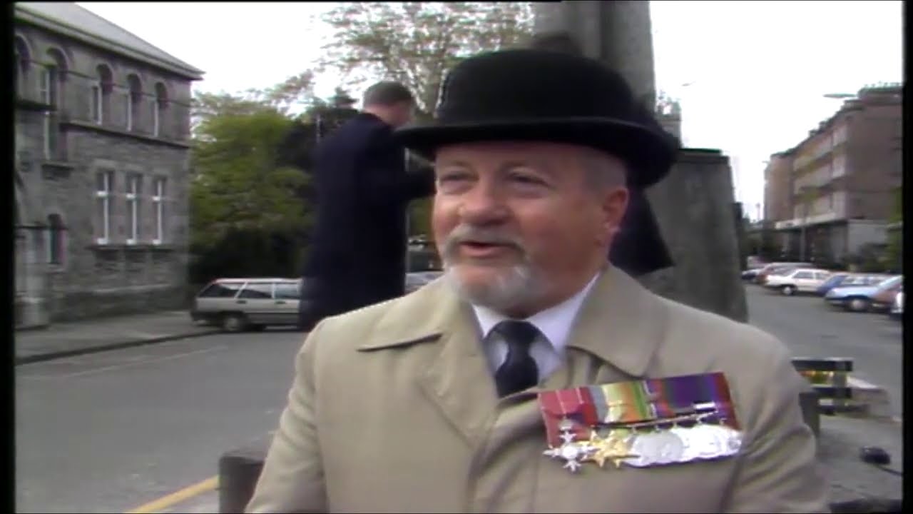 Irish World War One Veterans Remember Gallipoli, Limerick City, Ireland 1990