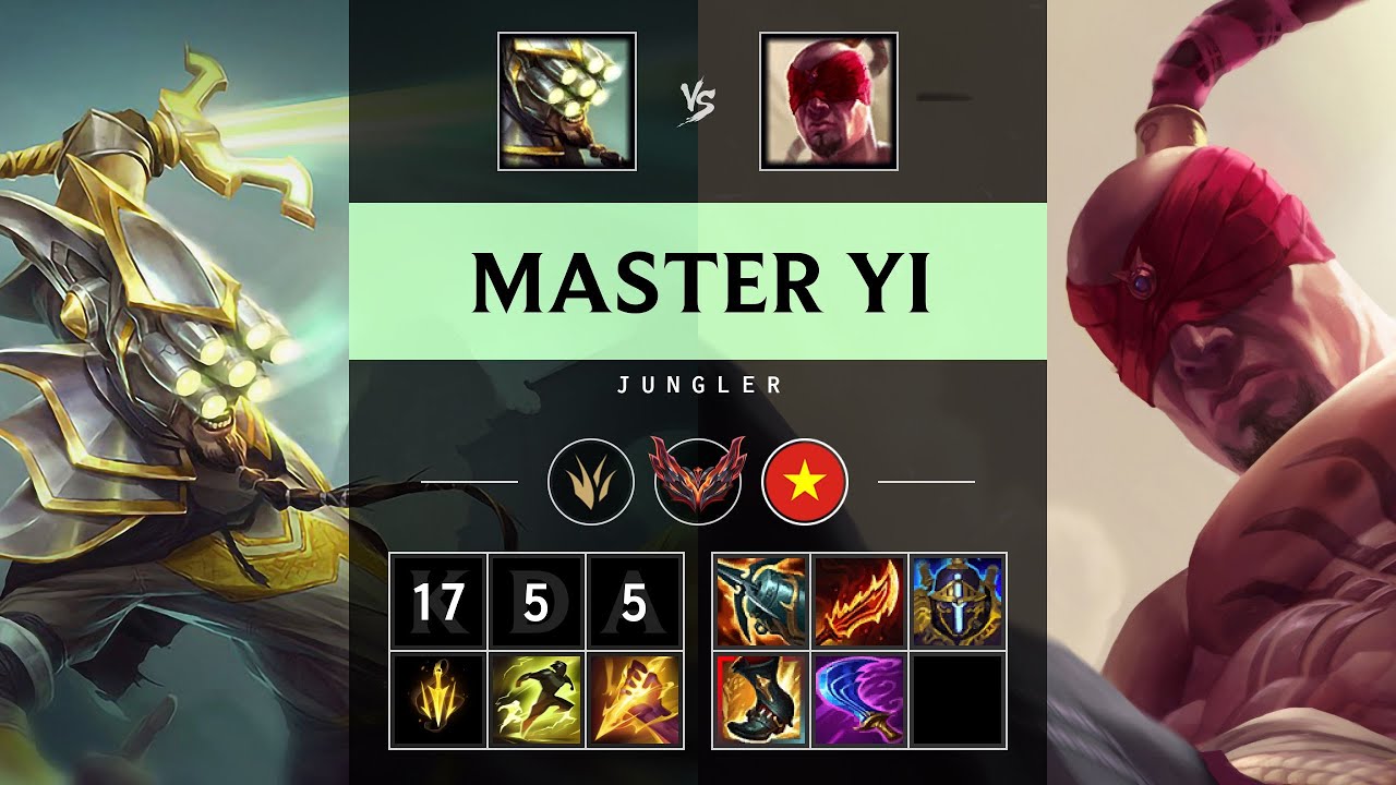 Master Yi Jungle vs Lee Sin - VN Grandmaster Patch 25.20