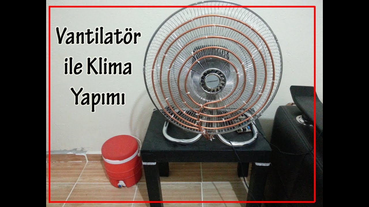 Vantilatör ile Klima Yapımı - Evde Klima Yap