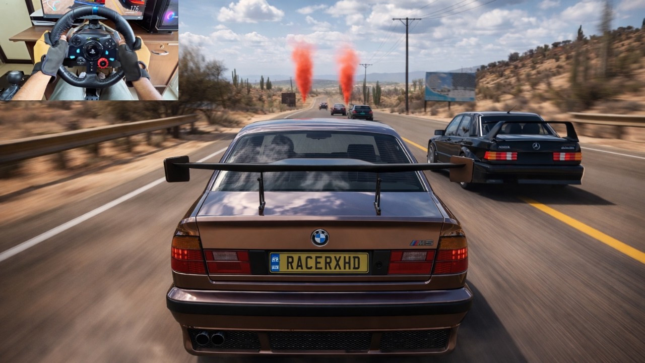 BMW M5 Vs Metro Saloons - Forza Horizon 5 | PS5 | G29