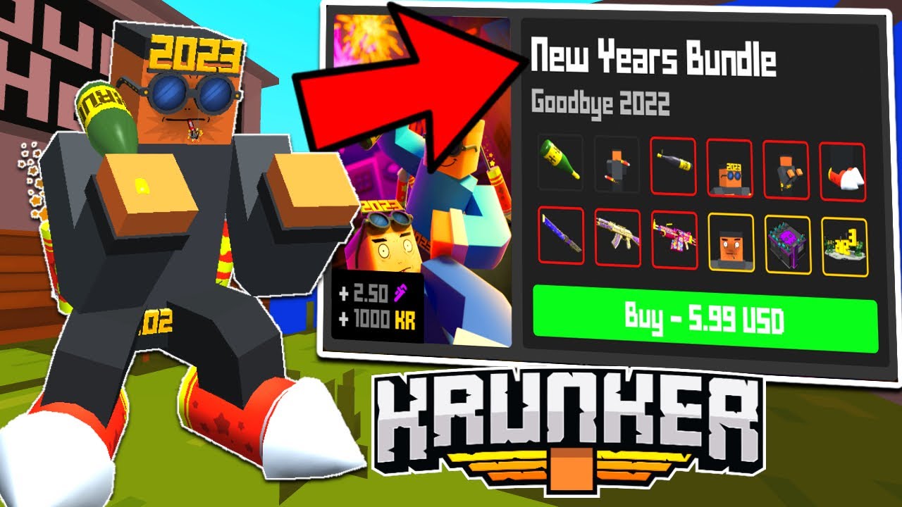 Krunker.io Buying The NEW YEARS 2023 BUNDLE! *CONTRABAND* (Season 6)